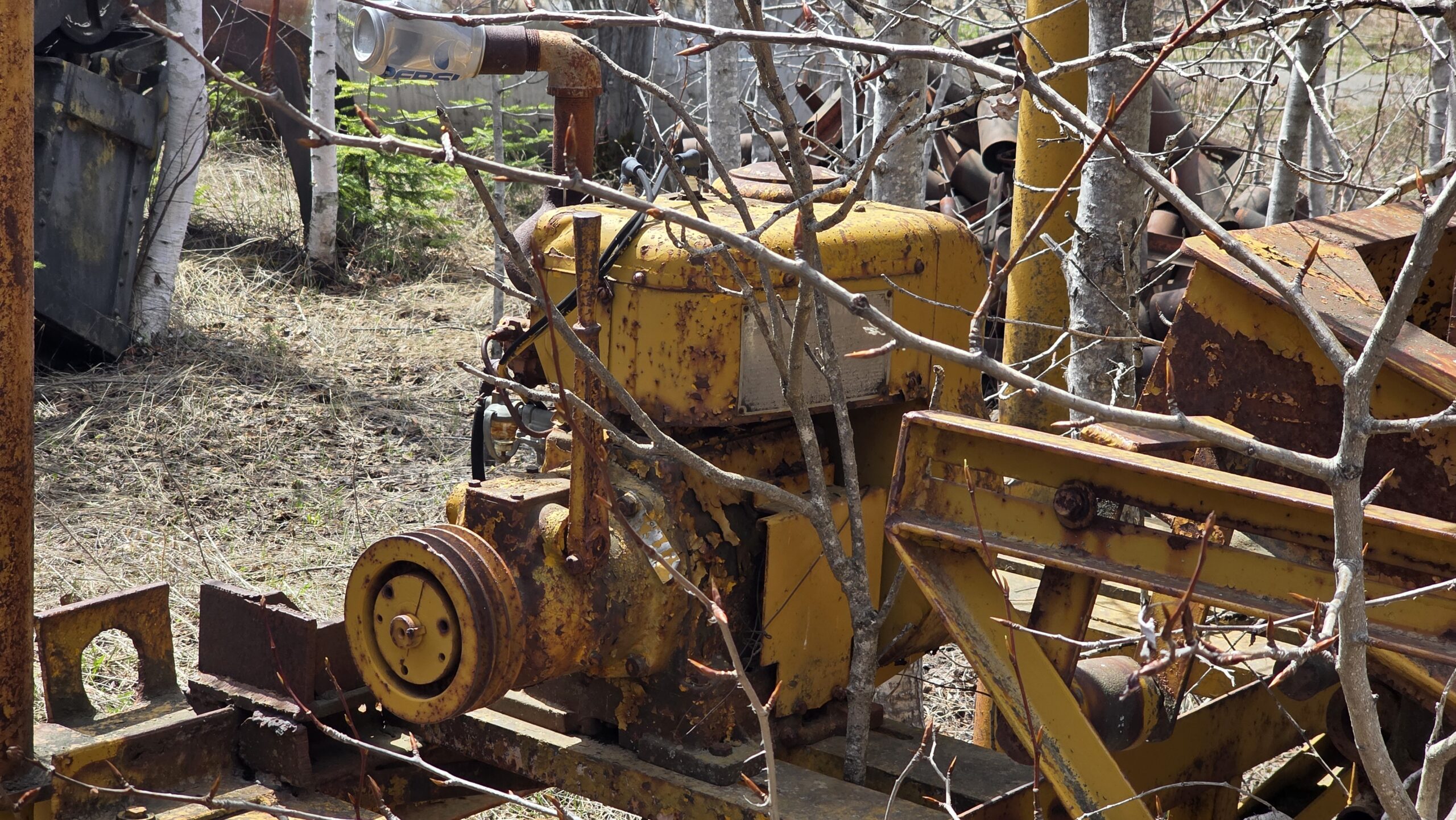 Screener with frame and engine