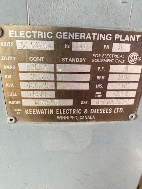 3042 pioneer jaw comes with generator and switch gear